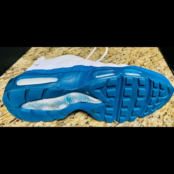 Nike Air Max White Green Abyss 95 (Rare) - Picture 2 of 4